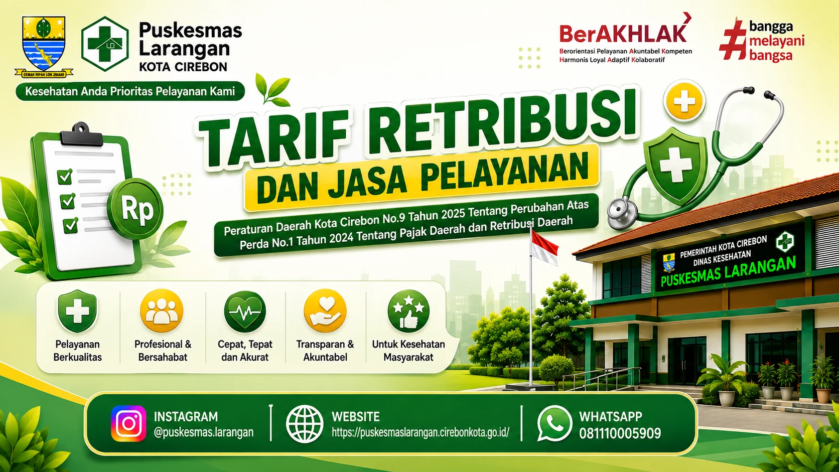 Tarif Pelayanan Puskesmas Larangan
