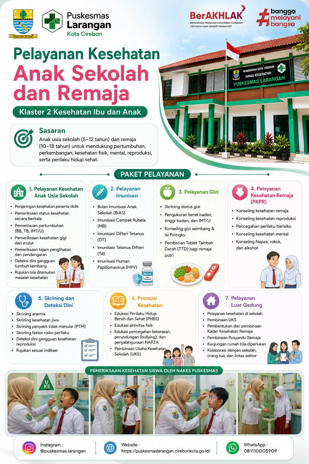 Pelayanan Kesehatan Anak Sekolah dan Remaja